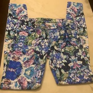 7 for All Mankind Floral Jeans
